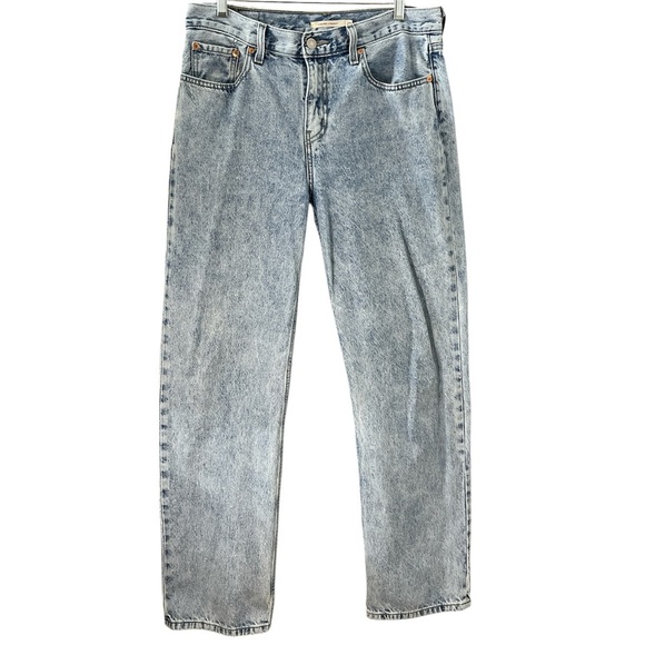 Levi’s Low Pro Straight Leg Jeans Light Wash Size 29 Women’s Vintage Style - Picture 3 of 13